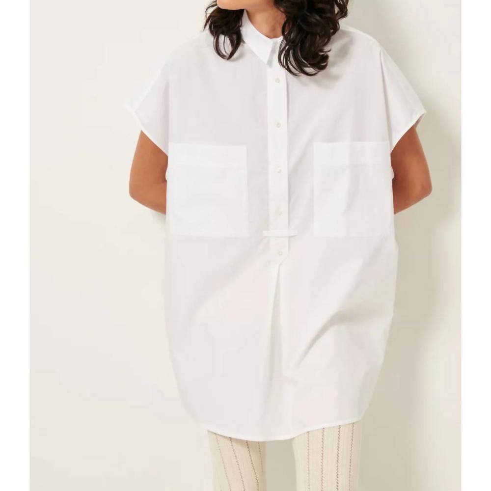 NEW SESSUN hotaka dress in optical white